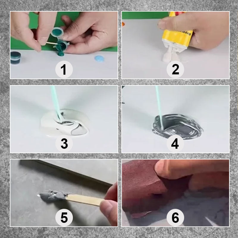 LuxuraFix Tile and Stone Repair Kit | High-Quality Set for Effortless Repair of Tiles and Stone Breakages