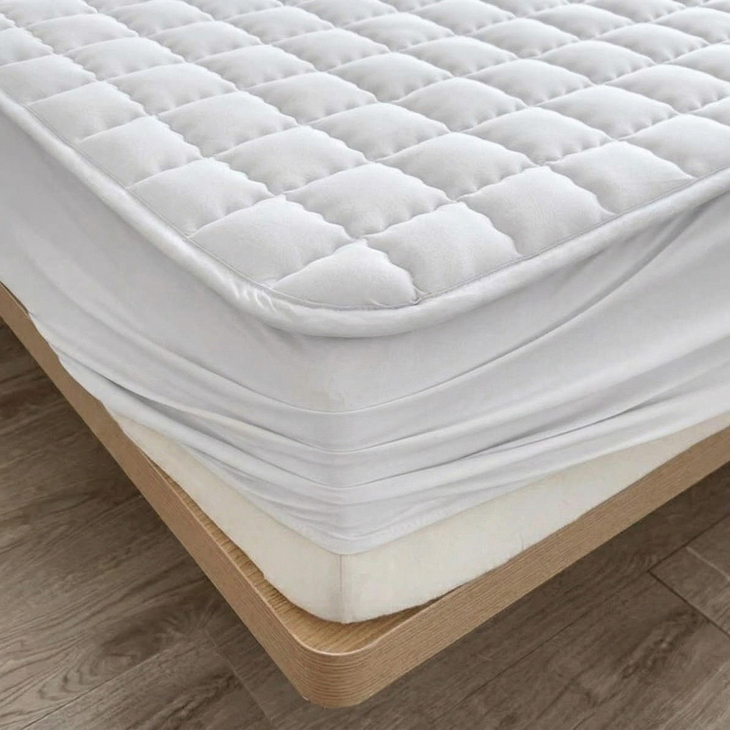 Waterproof Quilted Mattress Protector Breathable Comfort Protection for Bed